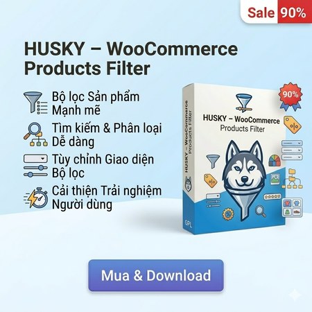 WordPress Theme & Plugin HUSKY – WooCommerce Products Filter